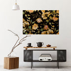 MODEST FLORAL Selbstklebendes Horizontal-Poster