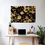 MODEST FLORAL Selbstklebendes Horizontal-Poster