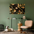 MODEST FLORAL Selbstklebendes Horizontal-Poster