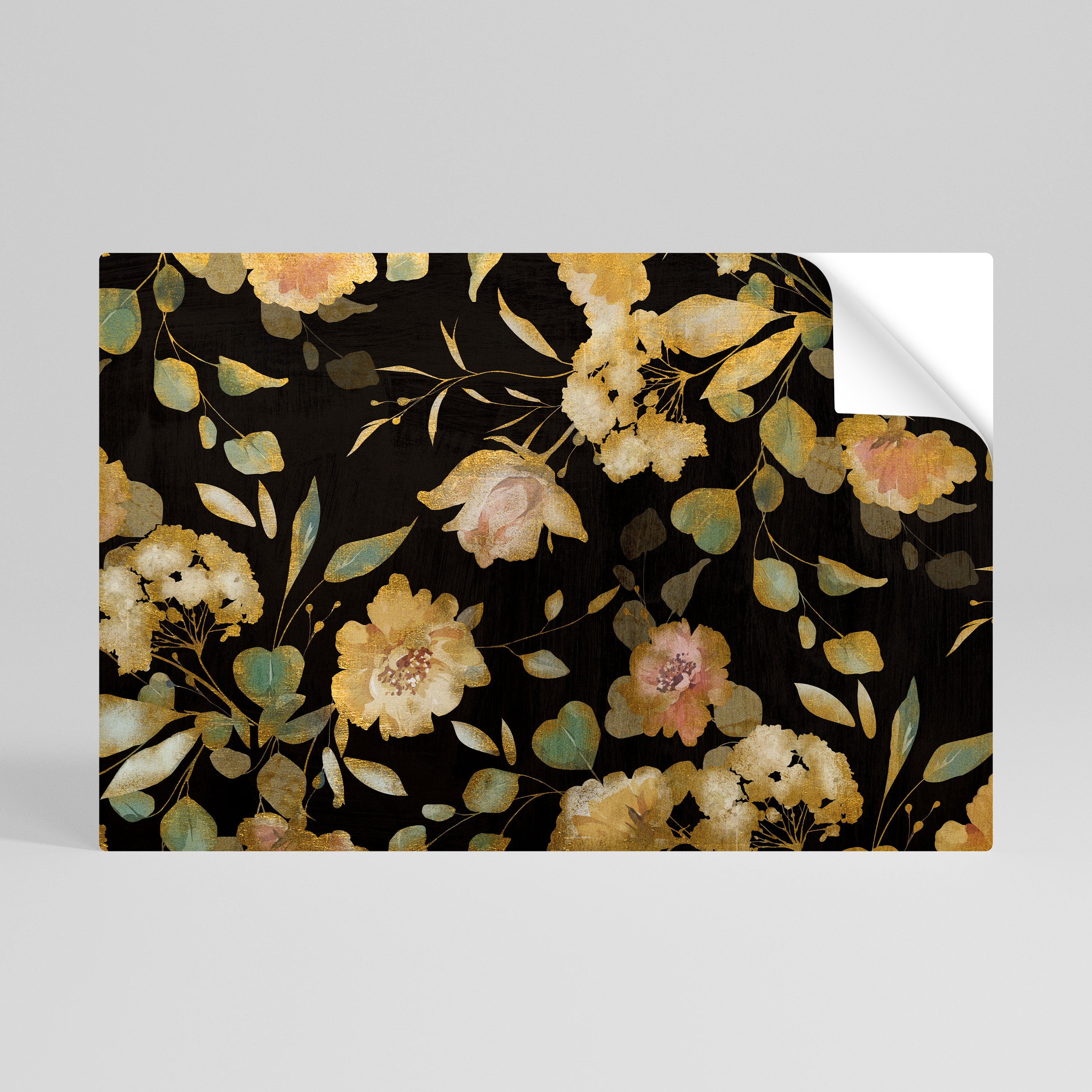 MODEST FLORAL Selbstklebendes Horizontal-Poster