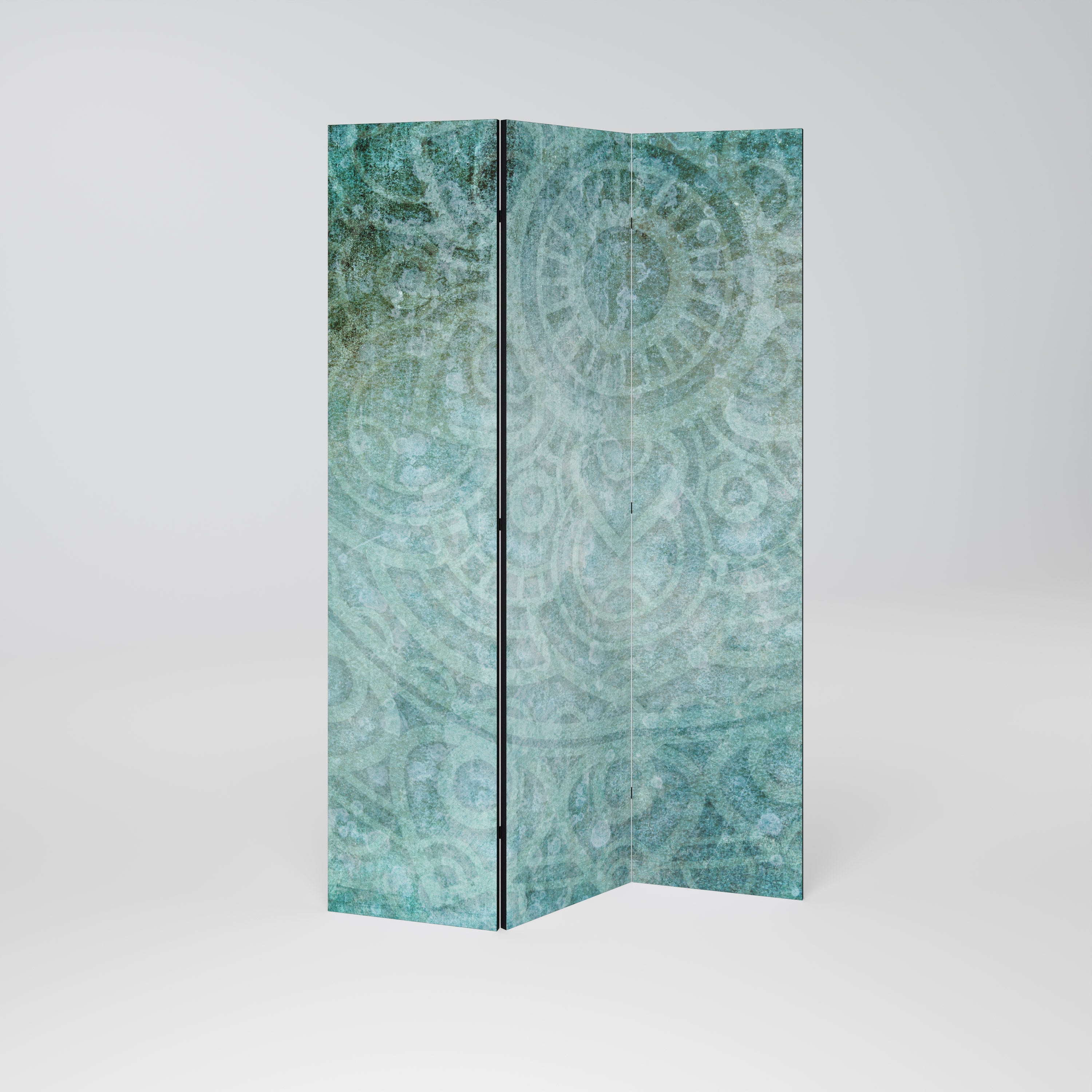 TIMELESS TEXTURAL TIDE Dekorativer 3-teiliger Raumteiler