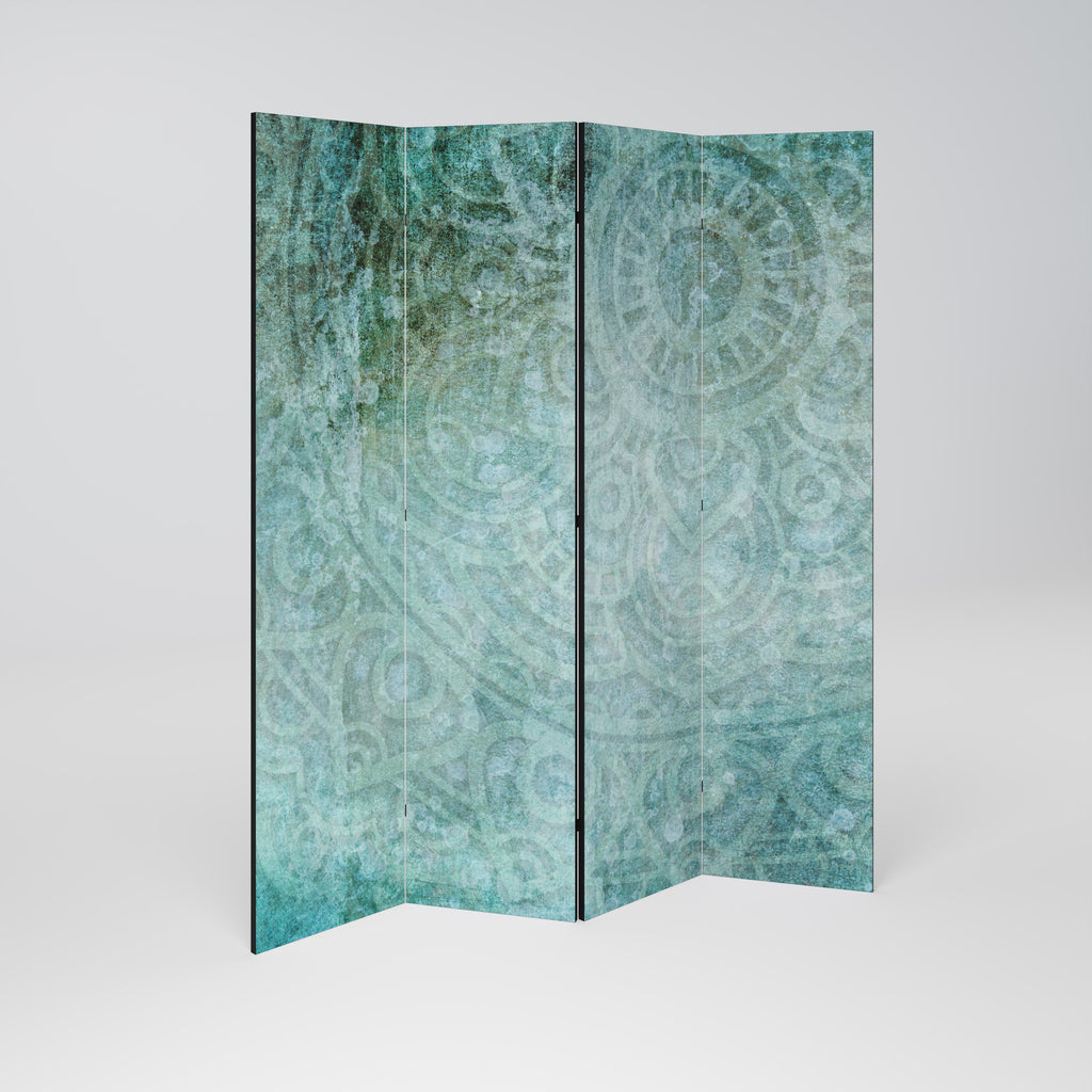 TIMELESS TEXTURAL TIDE Dekorativer 4-teiliger Raumteiler