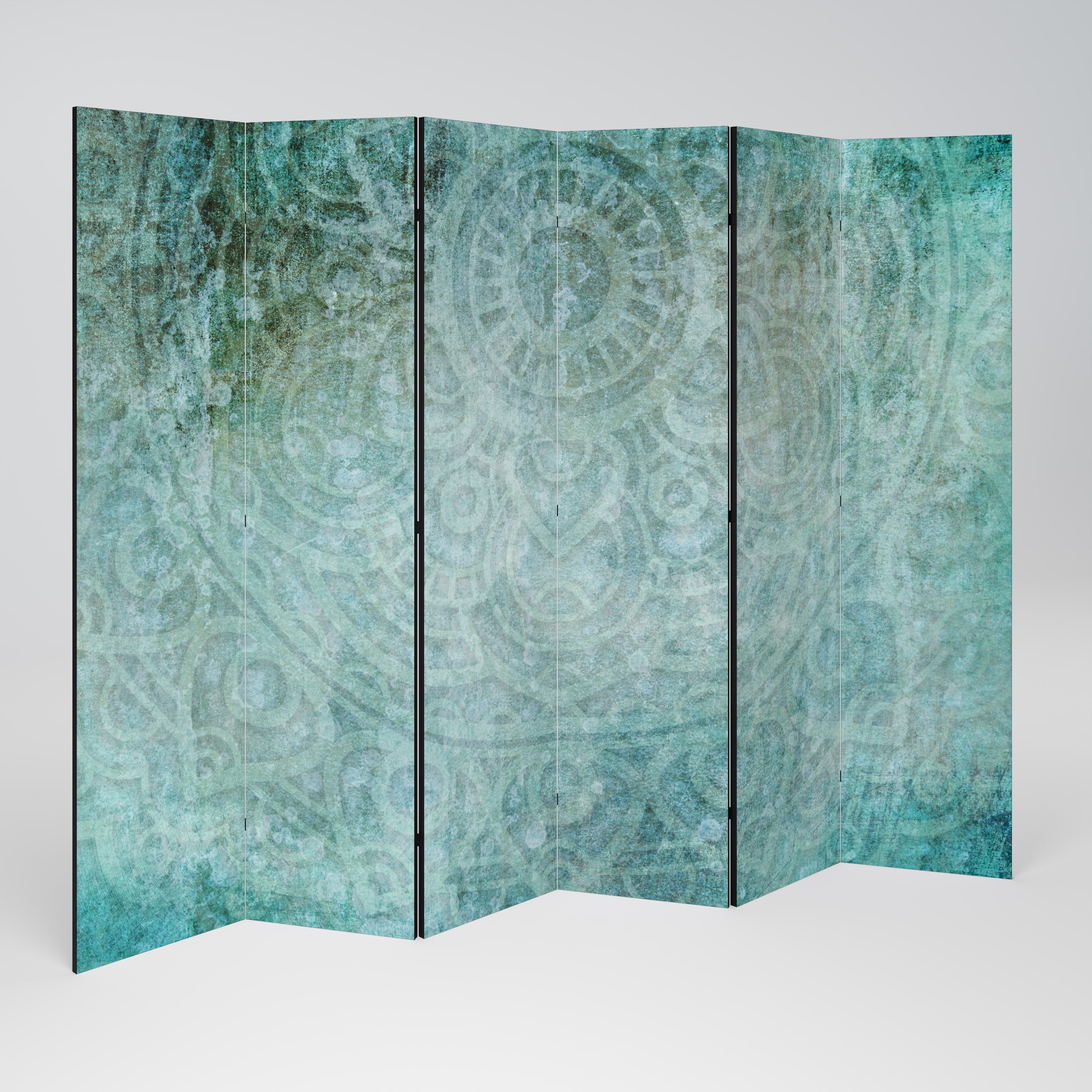 TIMELESS TEXTURAL TIDE Decorative 6-Panel Room Divider