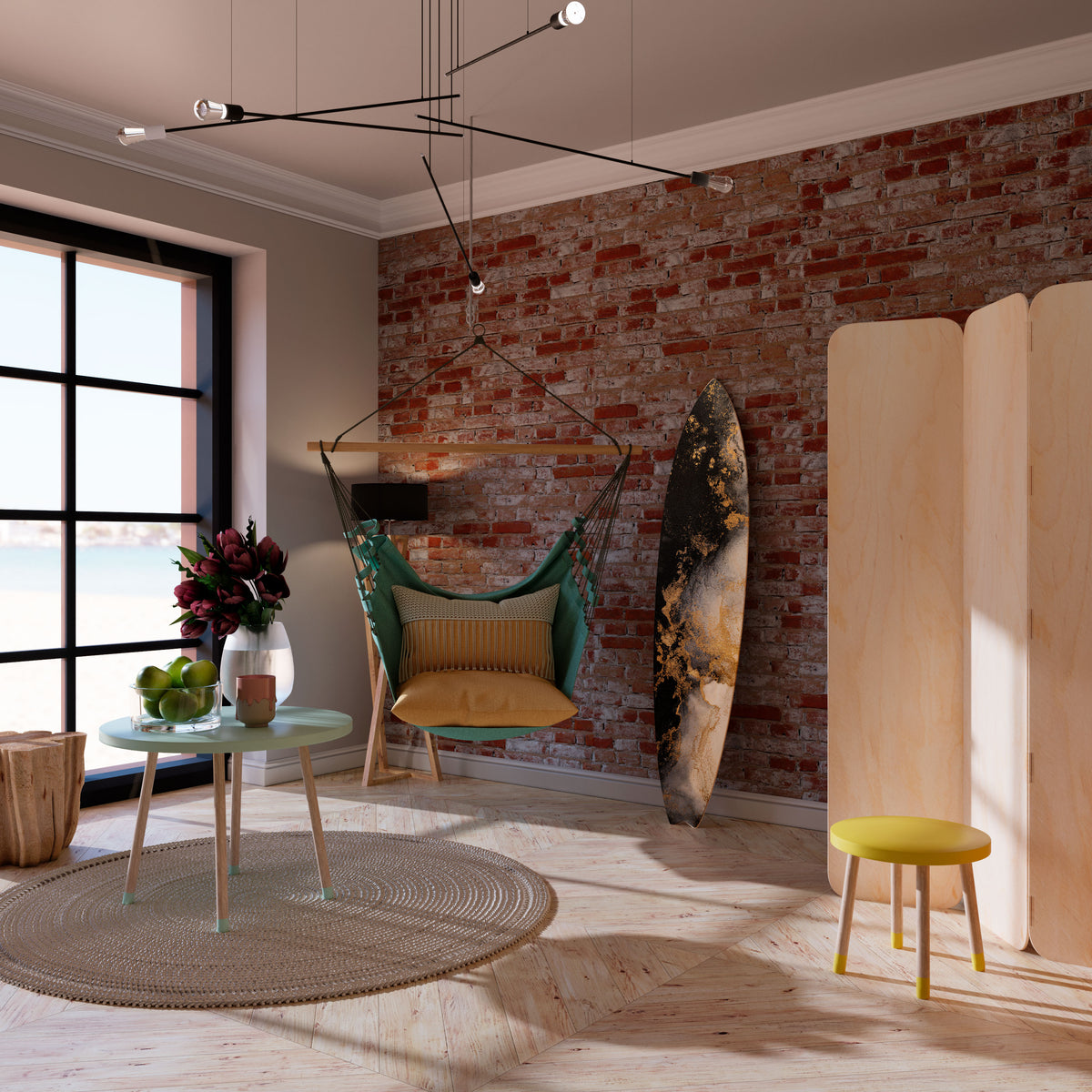 MARBLE OF TOMMORROW Deko-Surfboard