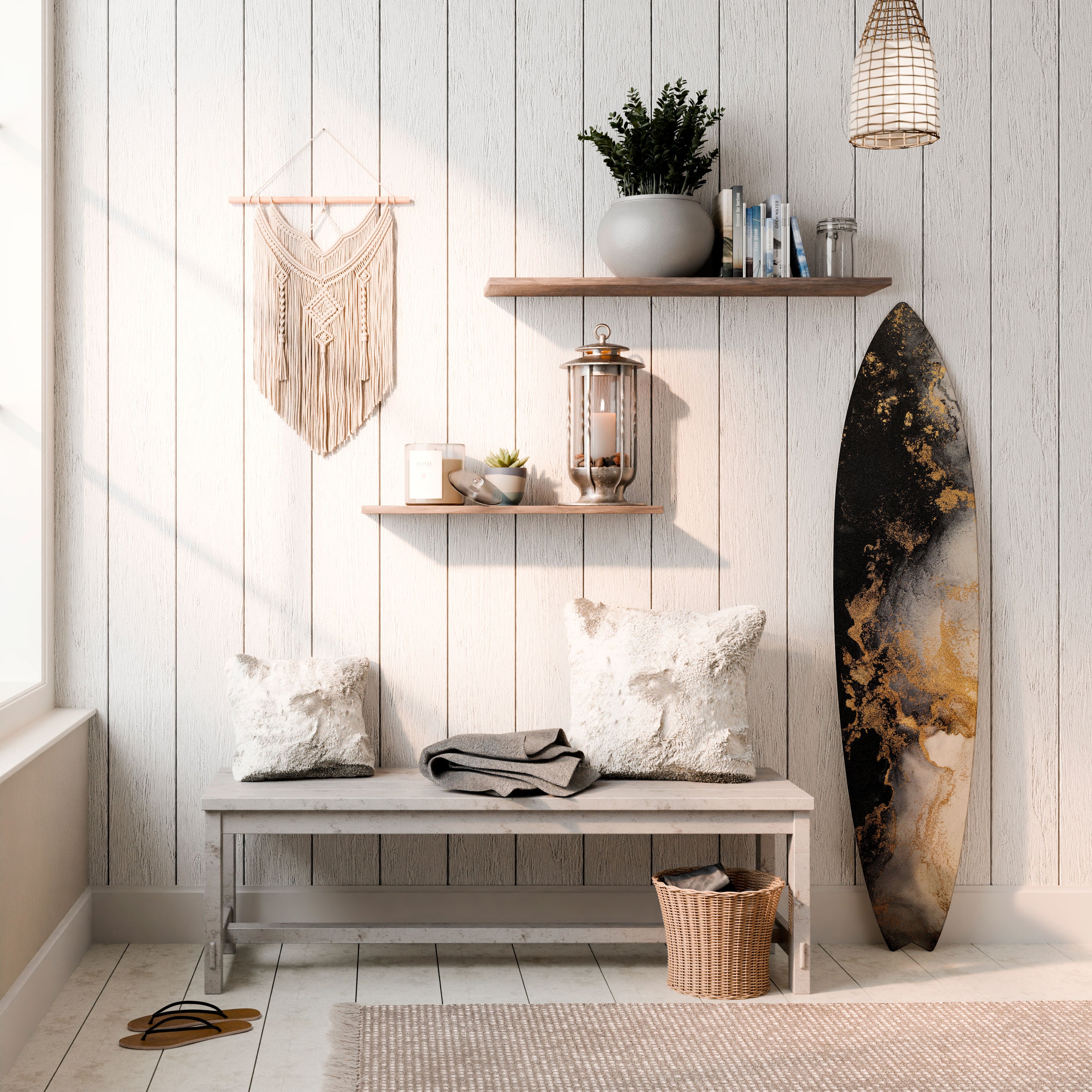 MARBLE OF TOMMORROW Deko-Surfboard