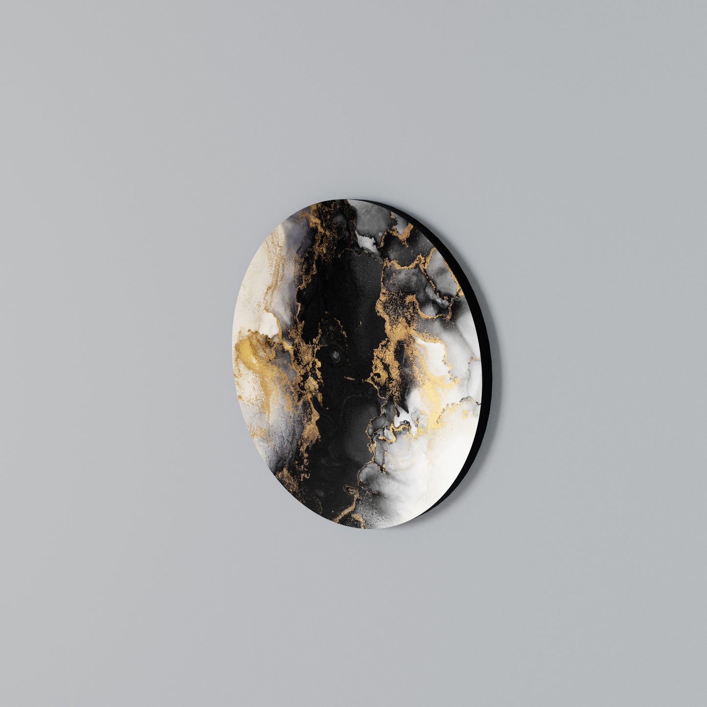 MARBLE OF TOMMORROW Rundes Wandbild