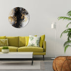 MARBLE OF TOMMORROW Runde Wanddekoration Ø 69 cm