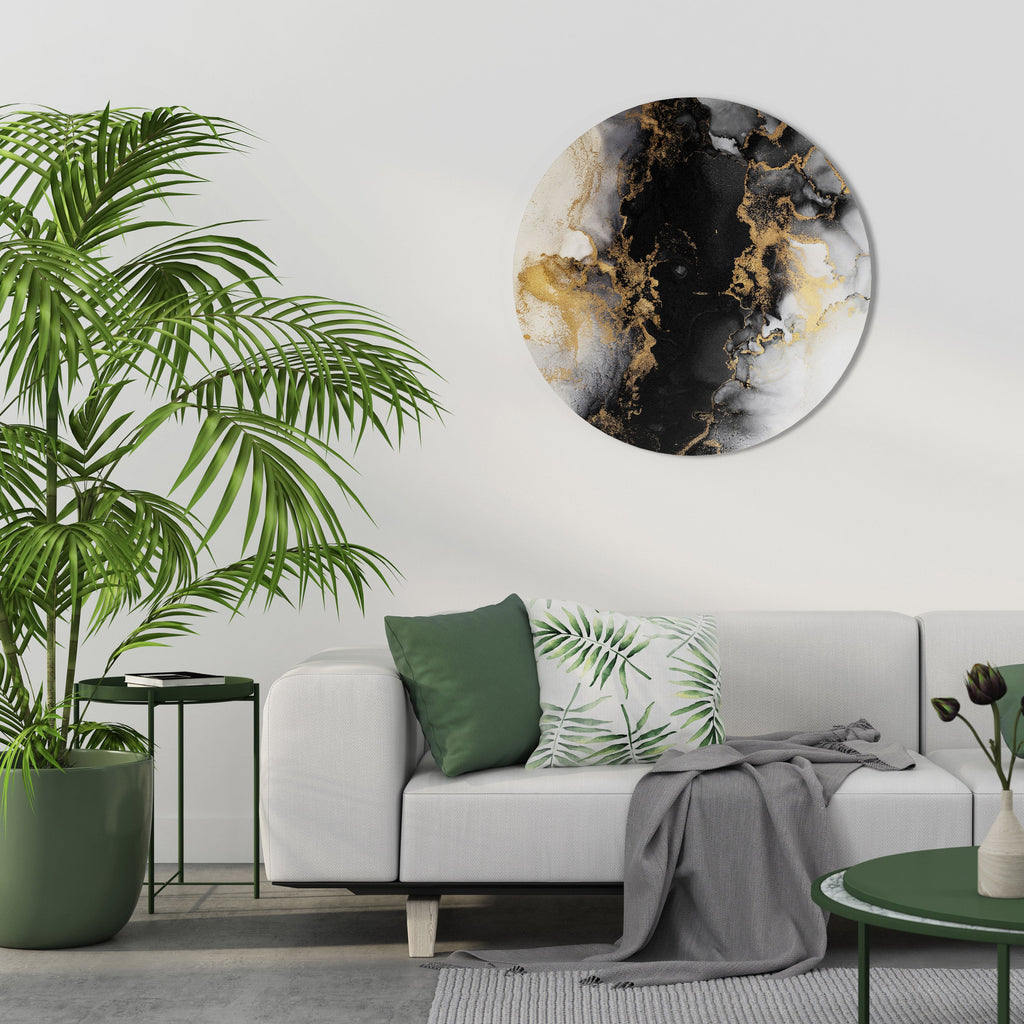 MARMOR VON MORGEN Runde Wandkunst