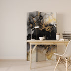 MARBLE OF TOMMORROW Decorative 3-Panel Room Divider
