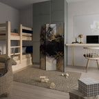 MARBLE OF TOMMORROW Decorative 3-Panel Room Divider