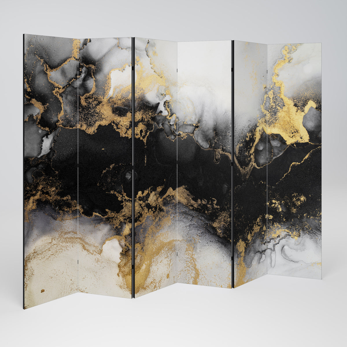 MARBLE OF TOMMORROW 6-Panel Room Divider
