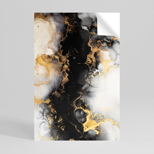MARBLE OF TOMMORROW Selbstklebendes Poster - Hochformat