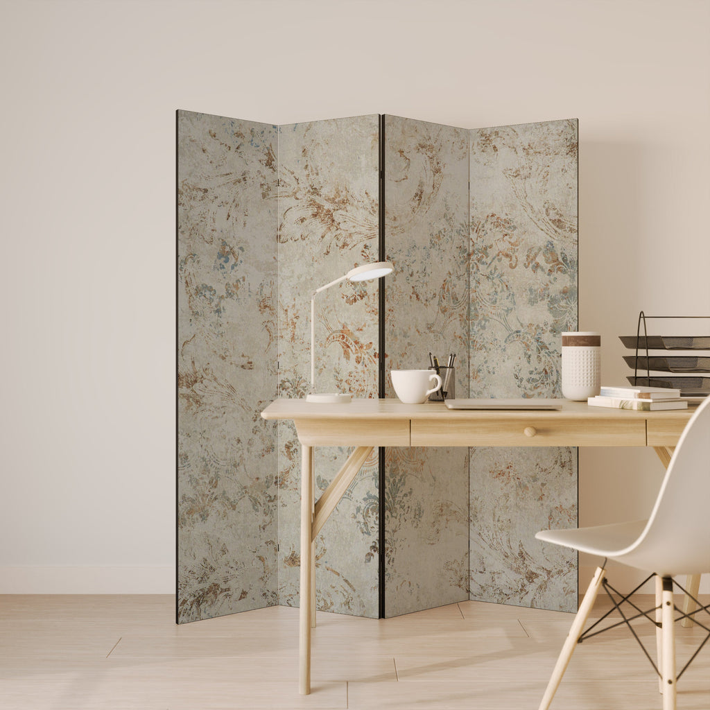 FADED ELEGANCE Dekorativer 4-teiliger Raumteiler