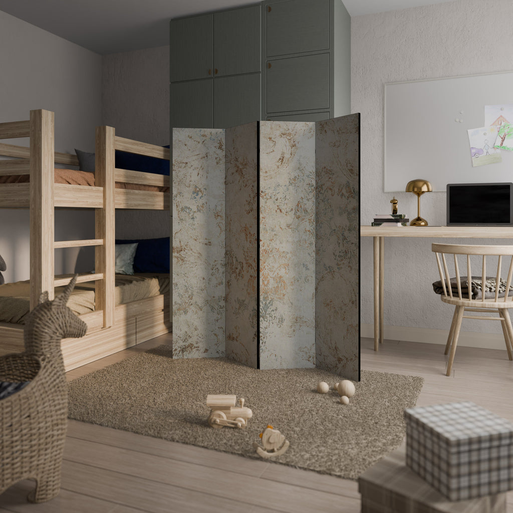 FADED ELEGANCE Dekorativer 4-teiliger Raumteiler