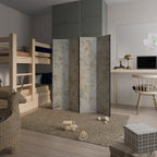 FADED ELEGANCE Dekorativer Paravent - 4-teilig