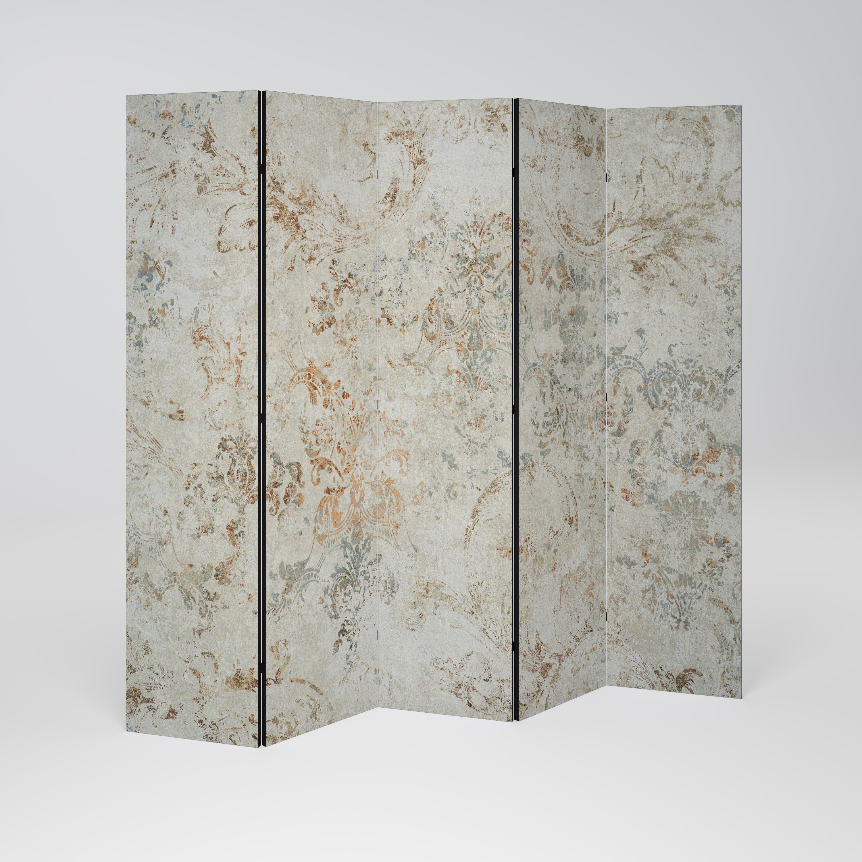 FADED ELEGANCE Decorative 5-Panel Room Divider