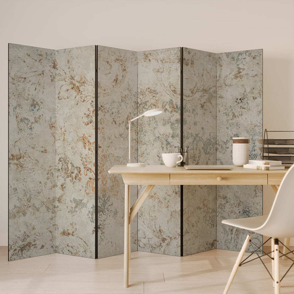 FADED ELEGANCE Decorative 6-Panel Room Divider