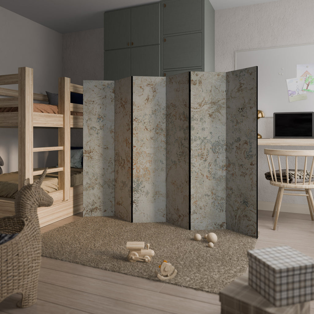 FADED ELEGANCE Decorative 6-Panel Room Divider