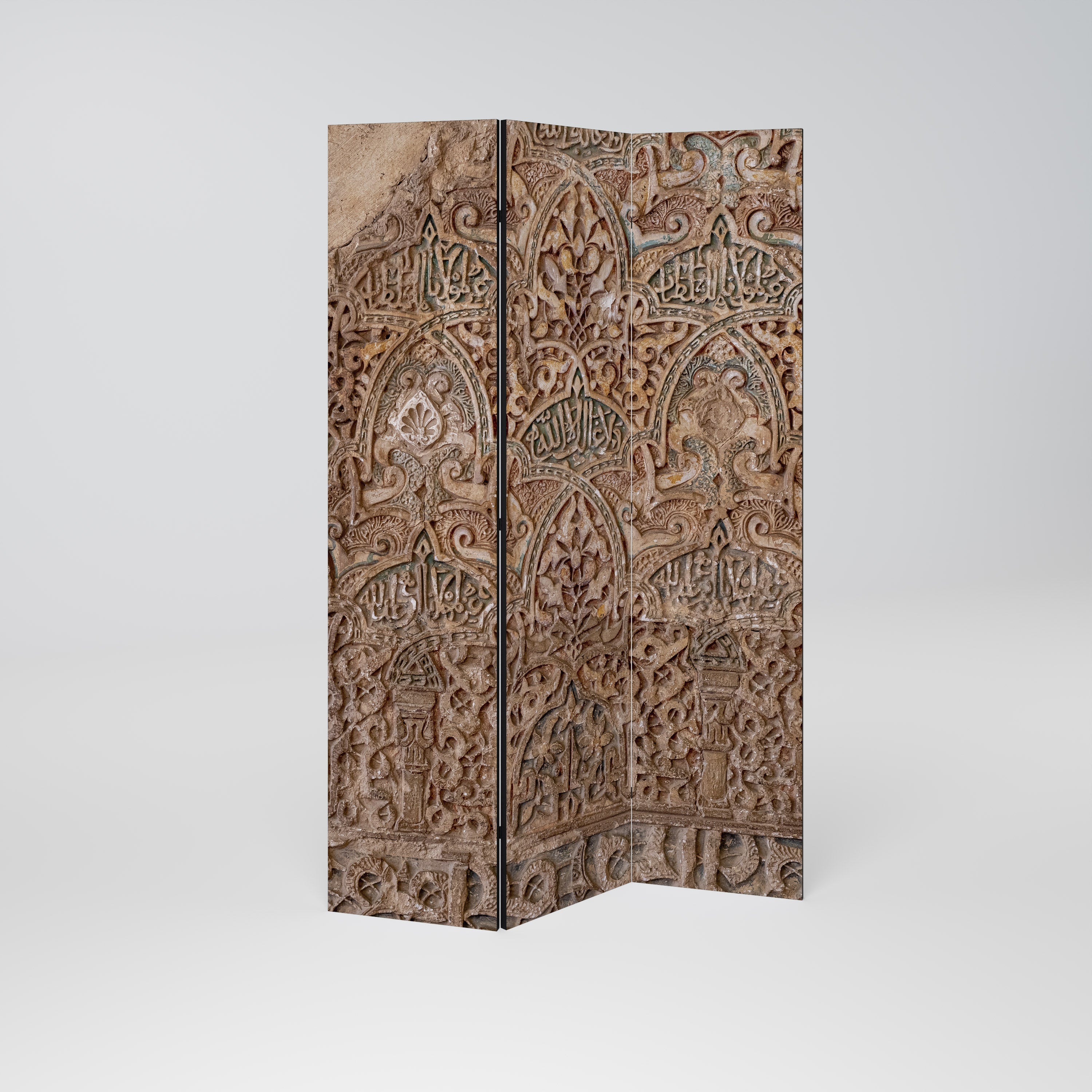 ARABESQUE WHISPERS Dekorativer 3-teiliger Raumteiler