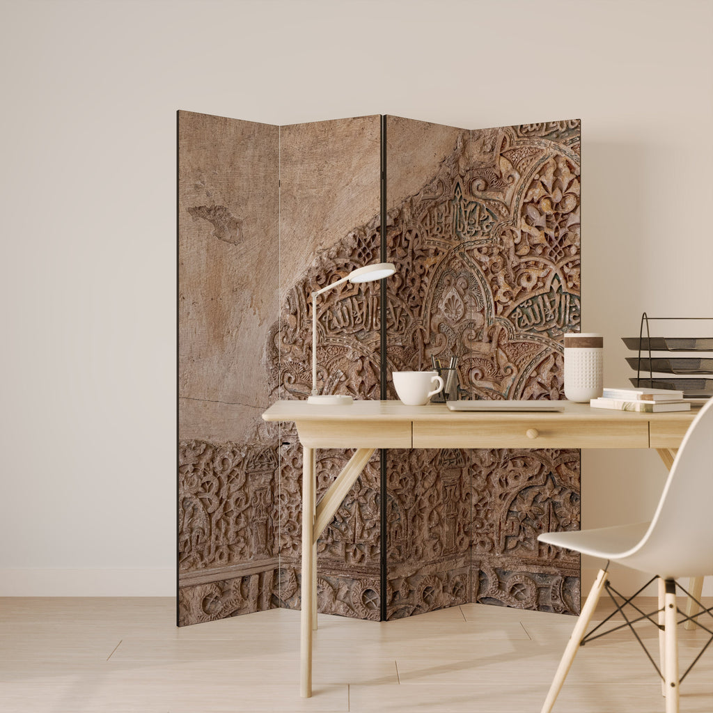 ARABESQUE WHISPERS Decorative 4-Panel Room Divider