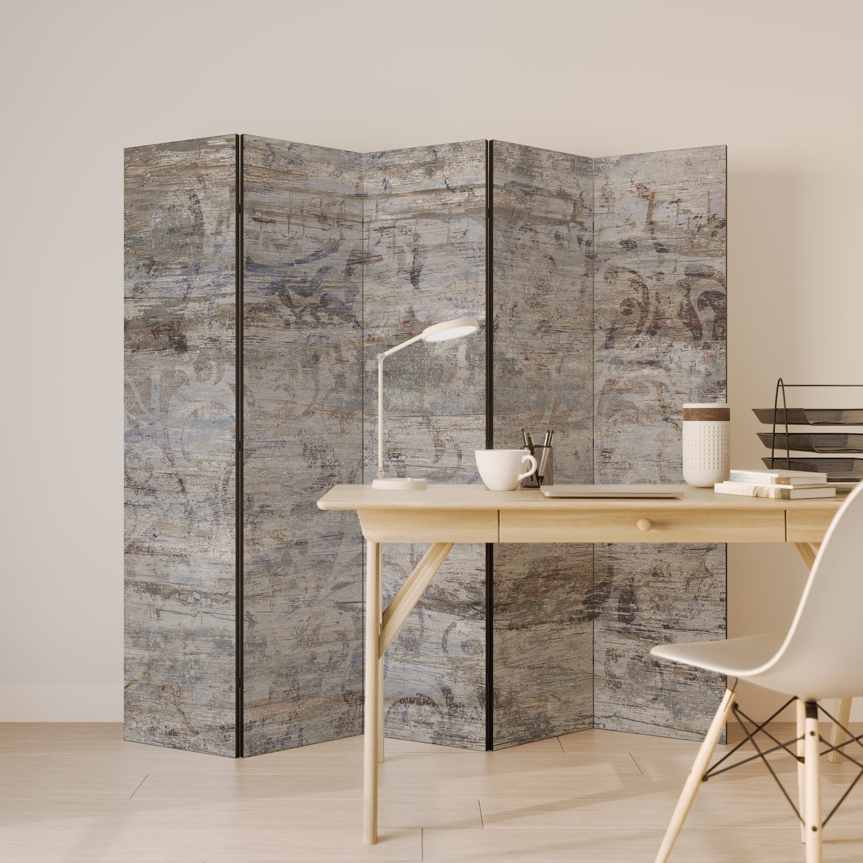 MYSTIC PATINA Decorative 5-Panel Room Divider