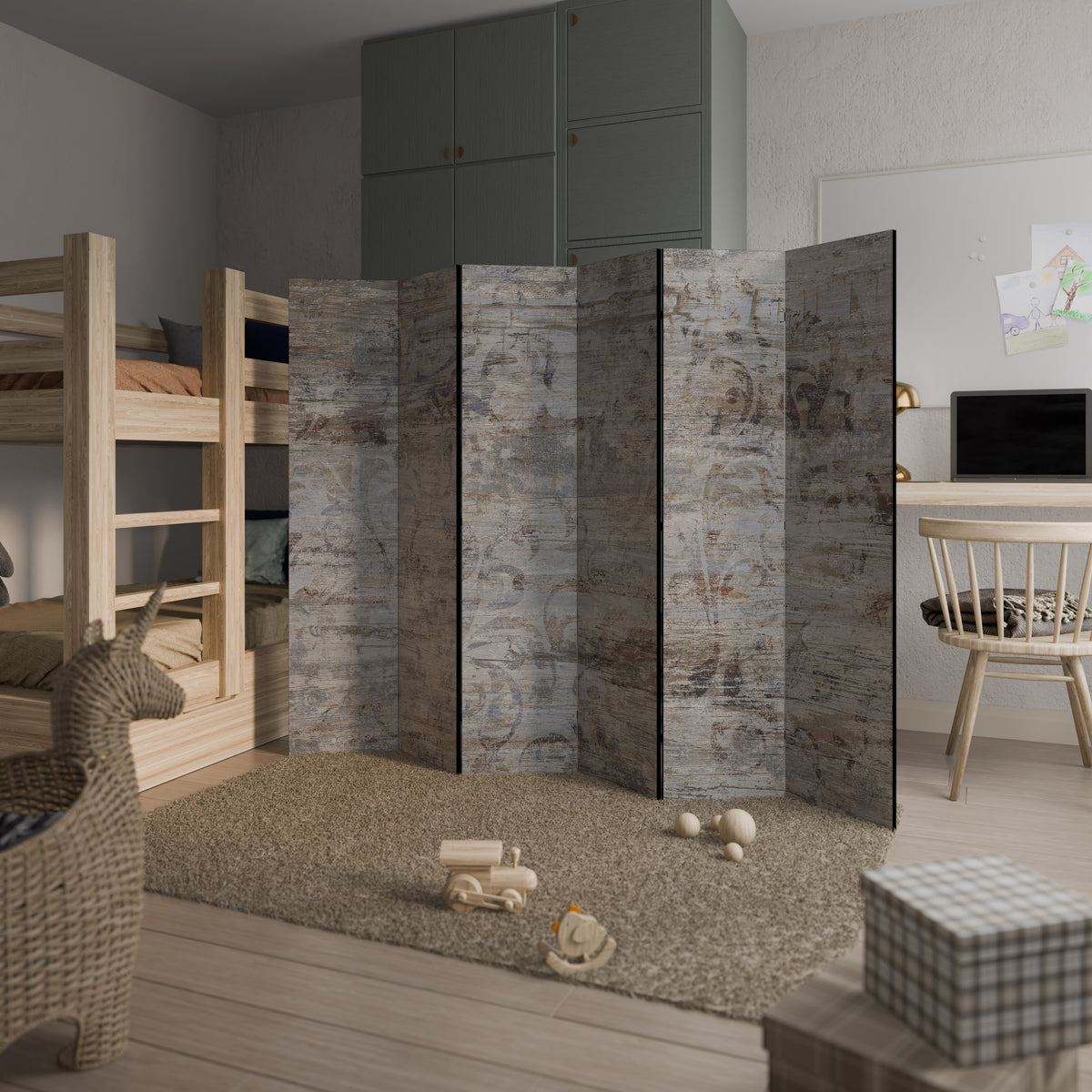 MYSTIC PATINA 6-teiliger Paravent