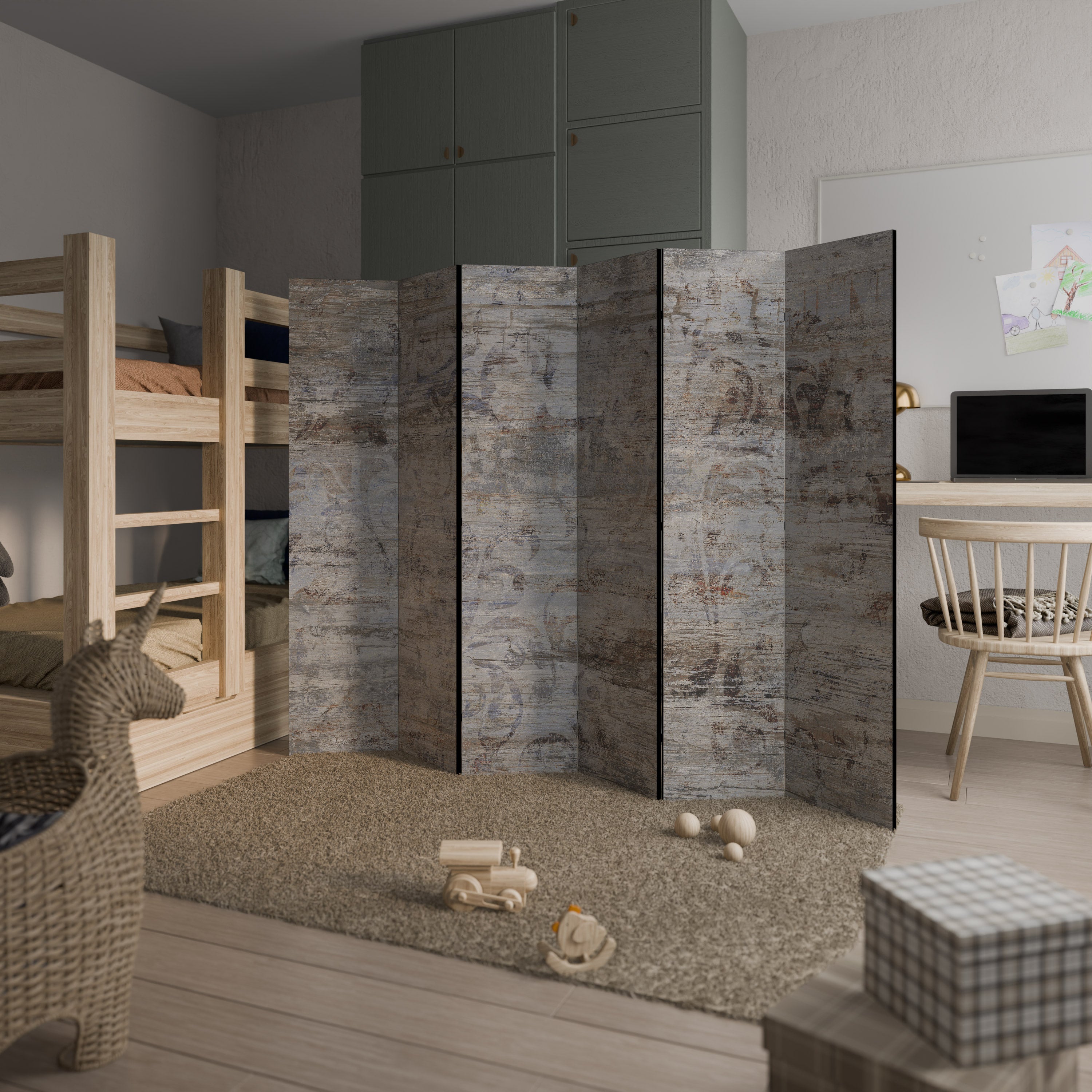 MYSTIC PATINA 6-teiliger Paravent