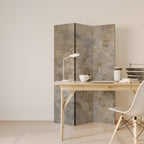 ABSTRACT EARTH CANVAS Dekorativer Paravent - 3-teilig