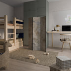 ABSTRACT EARTH CANVAS Dekorativer Paravent - 3-teilig