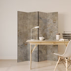 ABSTRACT EARTH CANVAS Dekorativer Paravent - 4-teilig