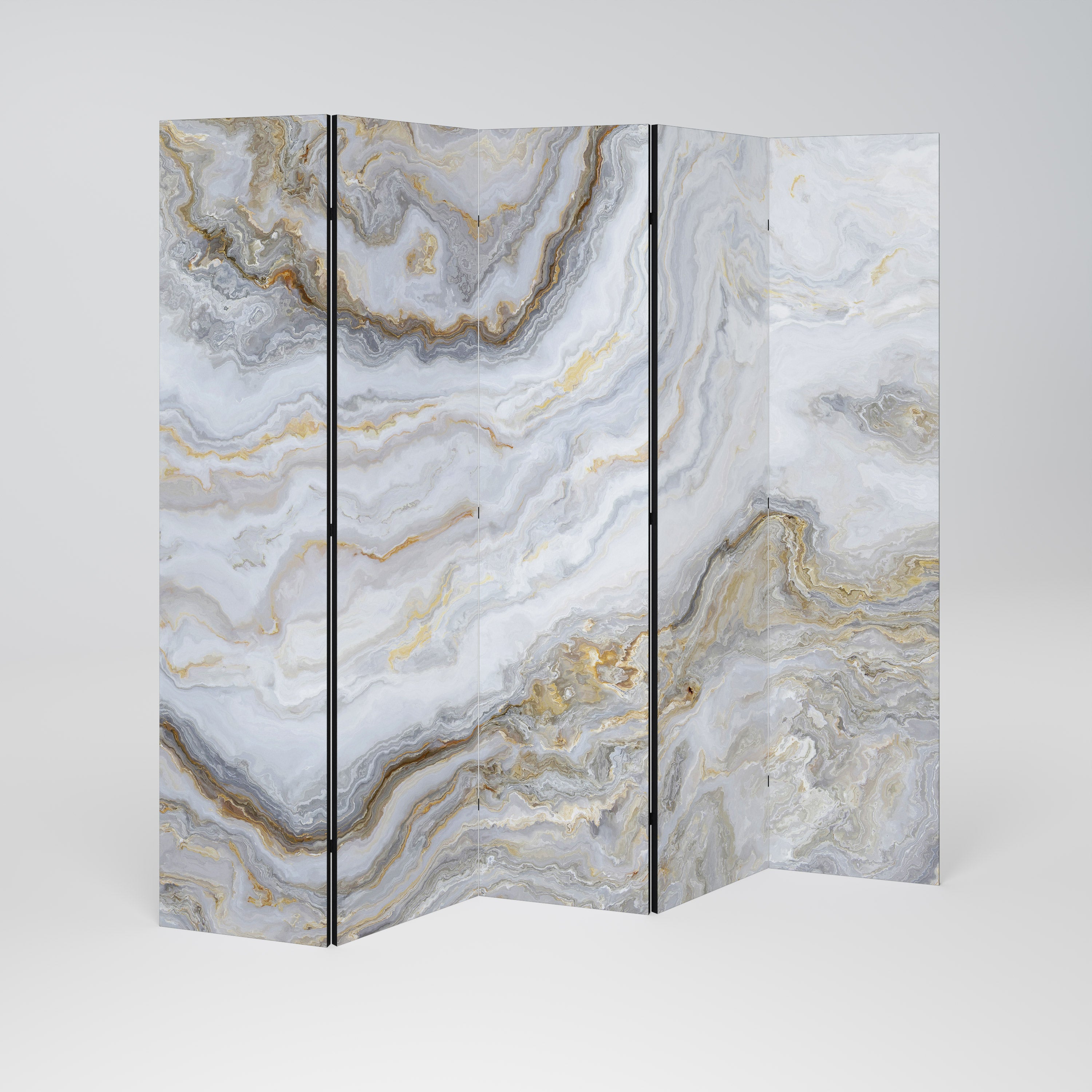 GOLDEN RIDGES 5-teiliger Paravent