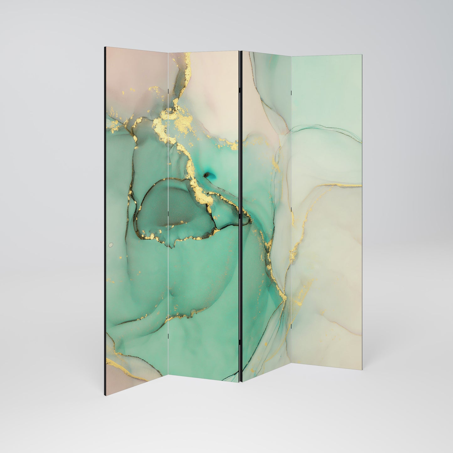 MARBLEIZED MYSTIQUE 4-teiliger Paravent