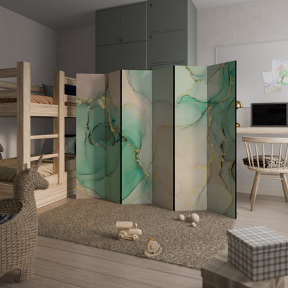 MARBLEIZED MYSTIQUE 6-teiliger Paravent