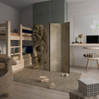 MYSTICAL MEDITATION SCENE Dekorativer Paravent - 4-teilig