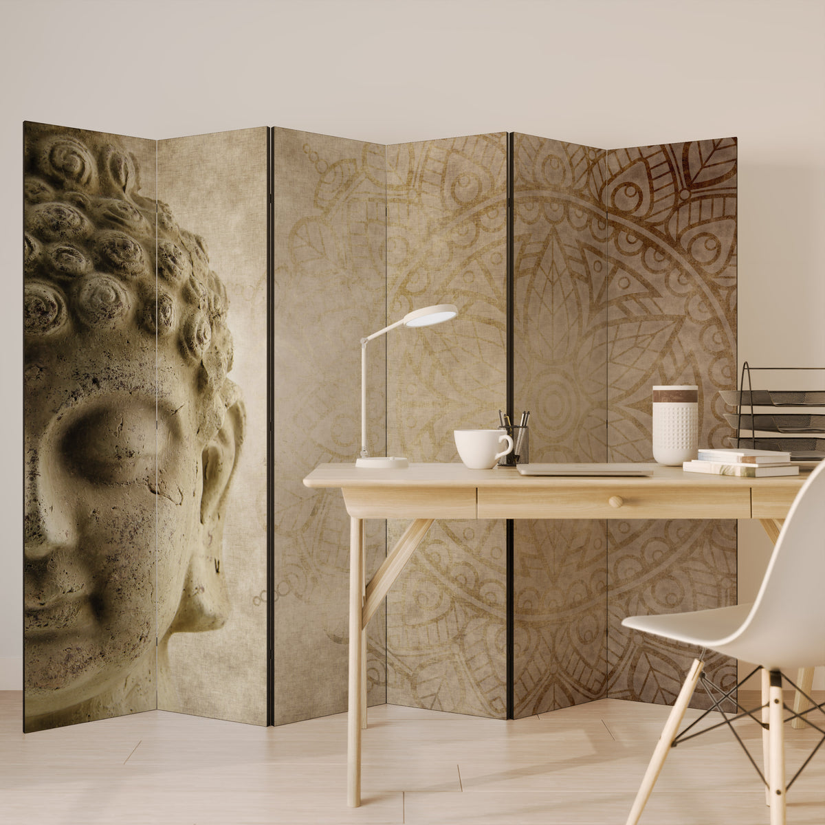 MYSTICAL MEDITATION SCENE 6-teiliger Paravent