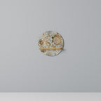 SUCCULENT WHIMSY Rundes Kunstregal in Eiche-Optik