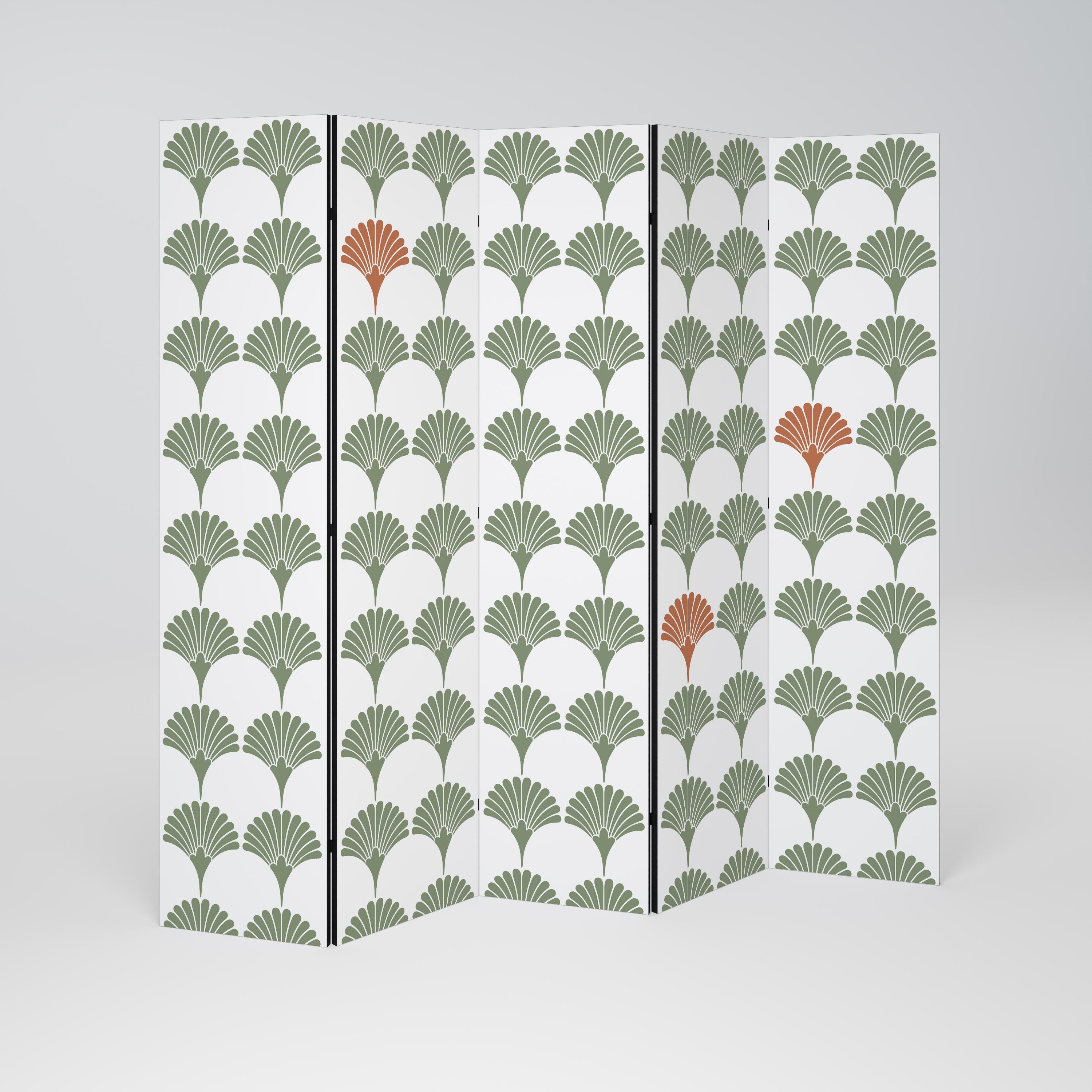 VIVID VALOR Decorative 5-Panel Room Divider