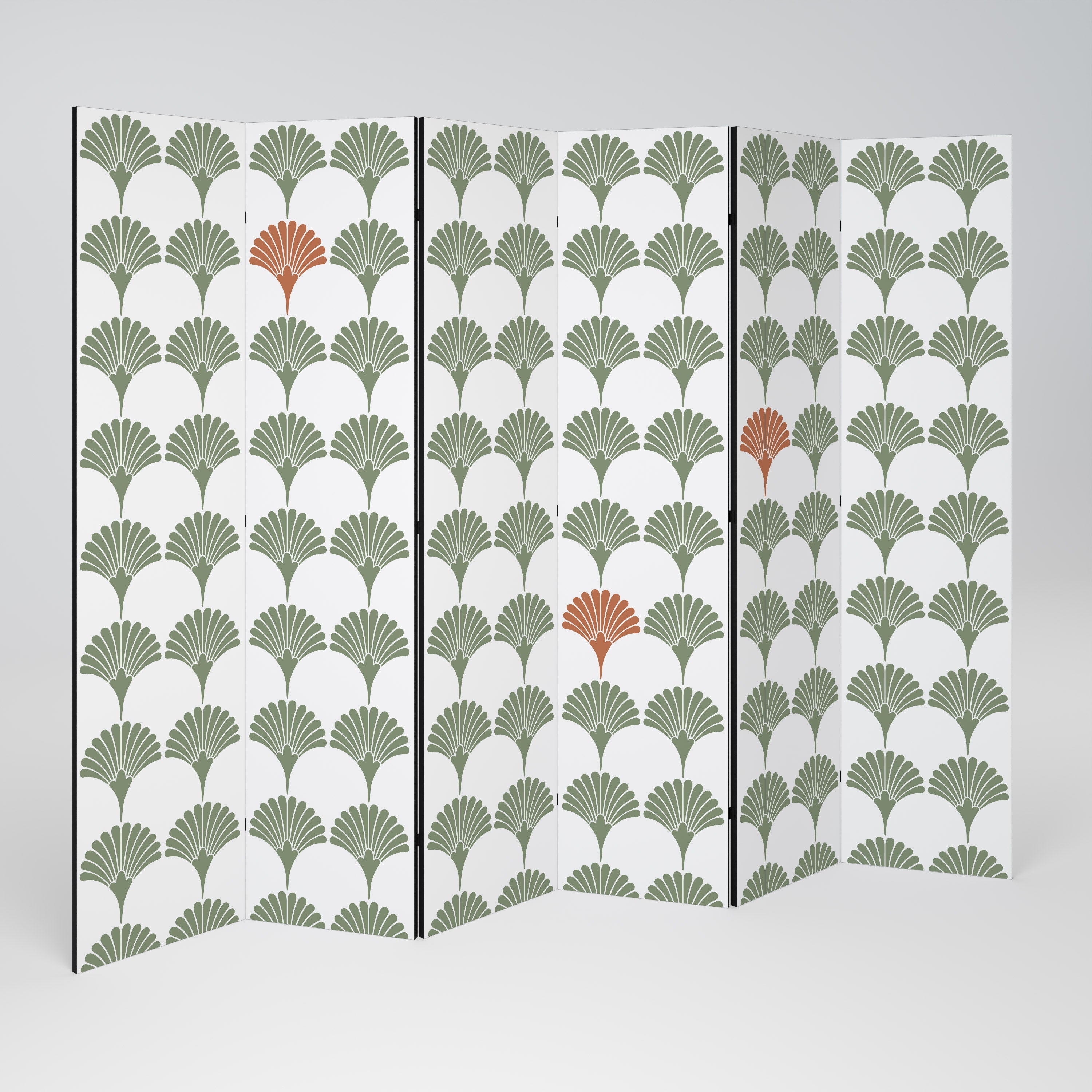 VIVID VALOR Decorative 6-Panel Room Divider