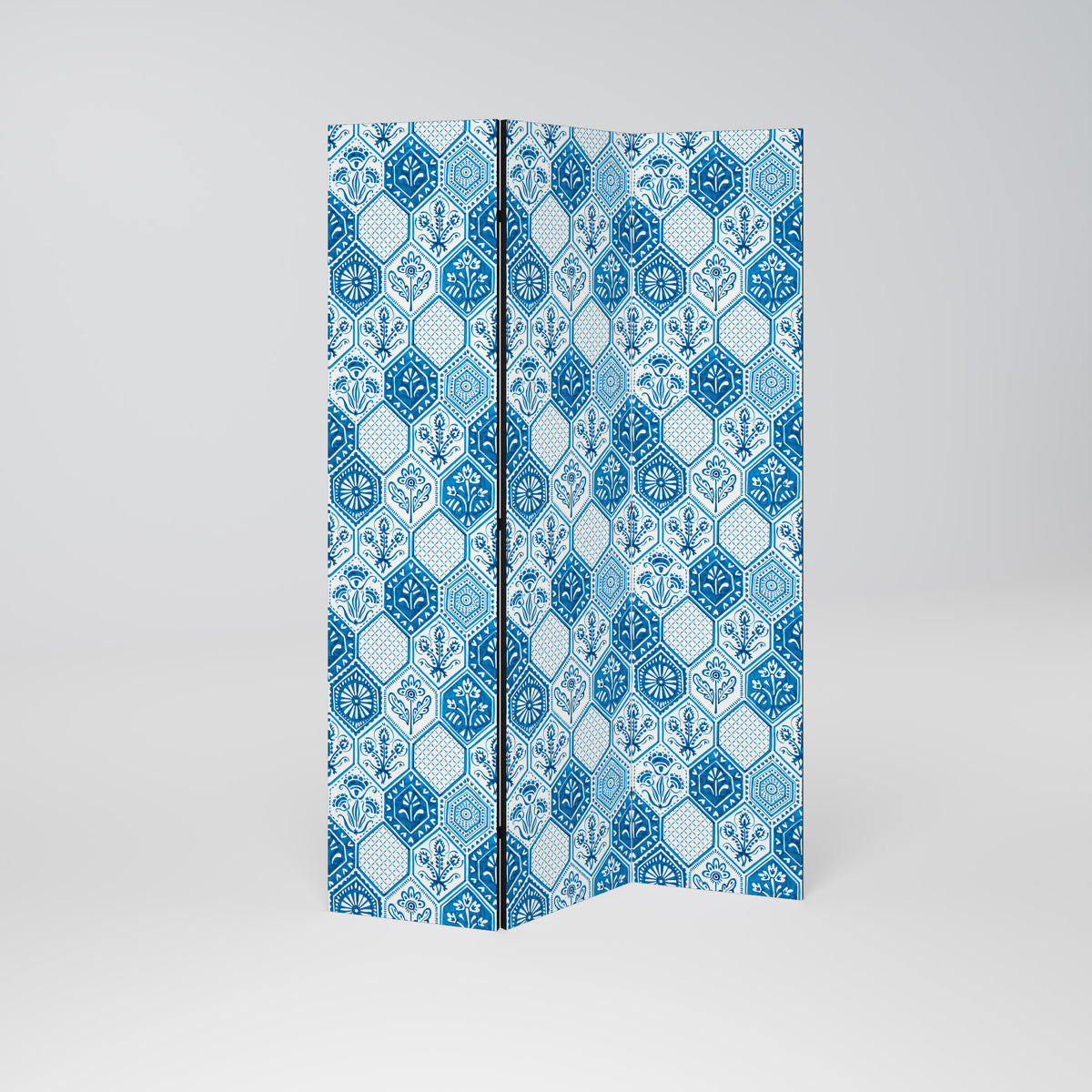AQUATIC HEXAGON DREAM 3-teiliger Paravent