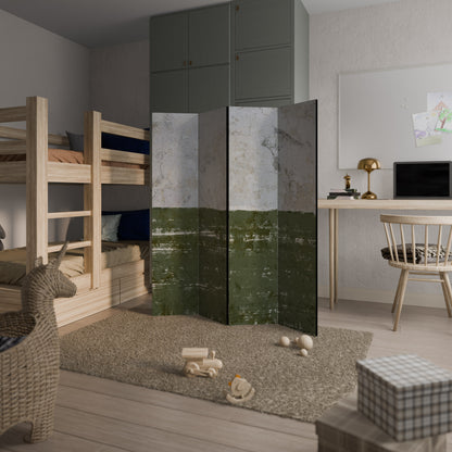 RUSTIC RADIANCE ASSEMBLED 4-teiliger Paravent