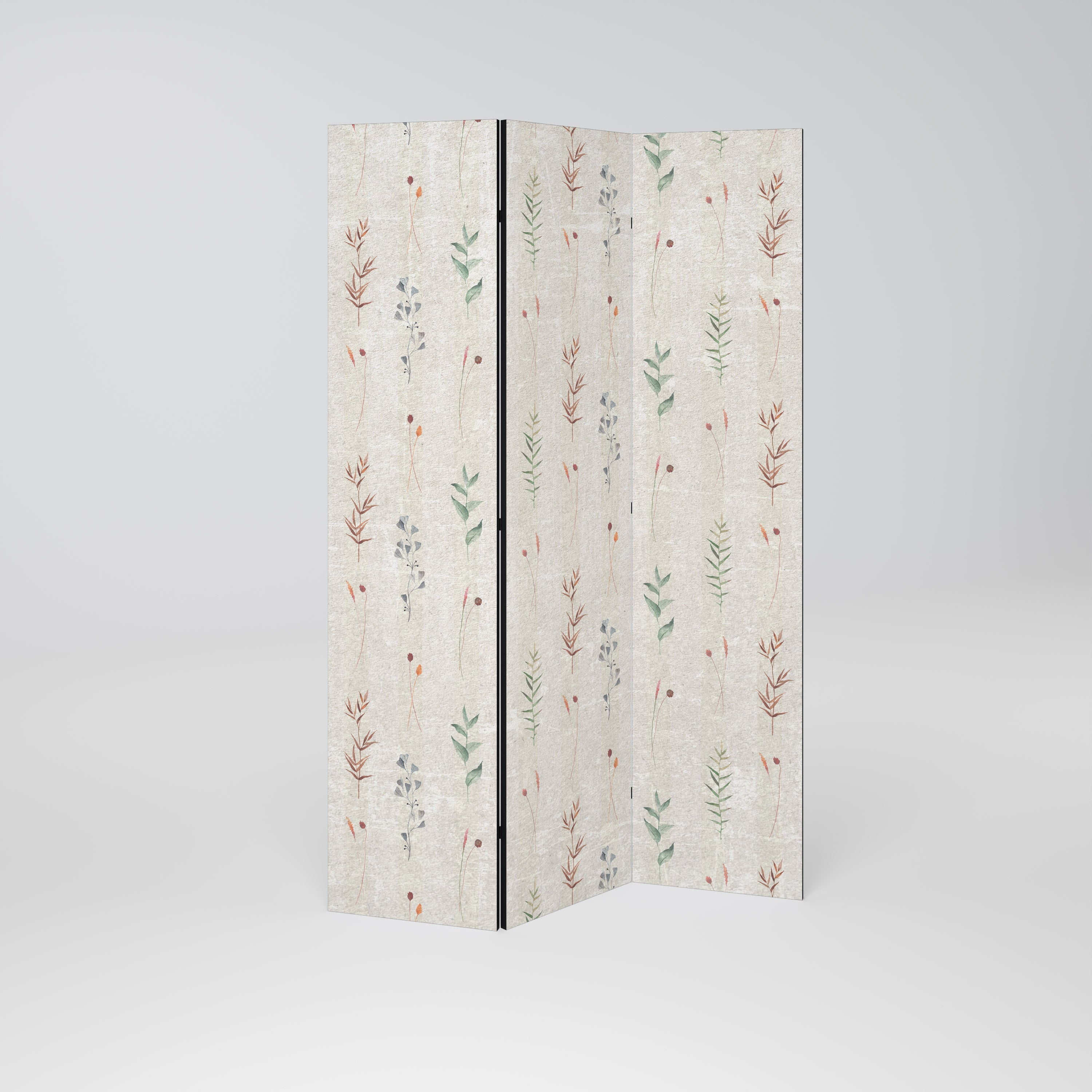VERDANT HARMONY Dekorativer 3-teiliger Raumteiler