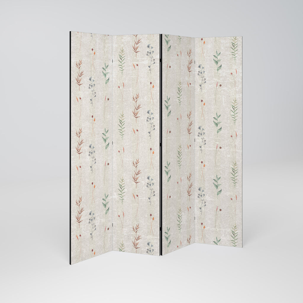 VERDANT HARMONY Dekorativer 4-teiliger Raumteiler