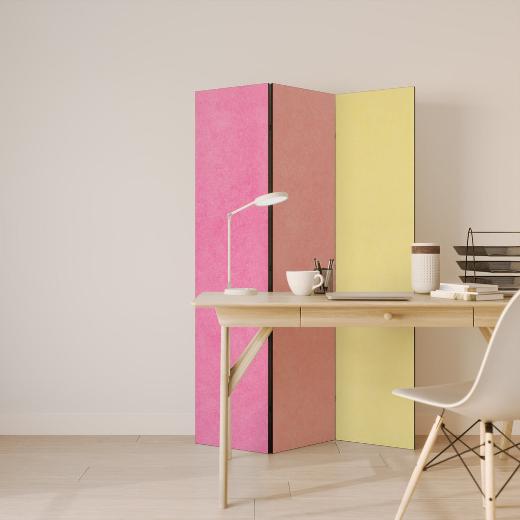 LIKE A ROLLING SHADE Dekorativer 3-teiliger Raumteiler