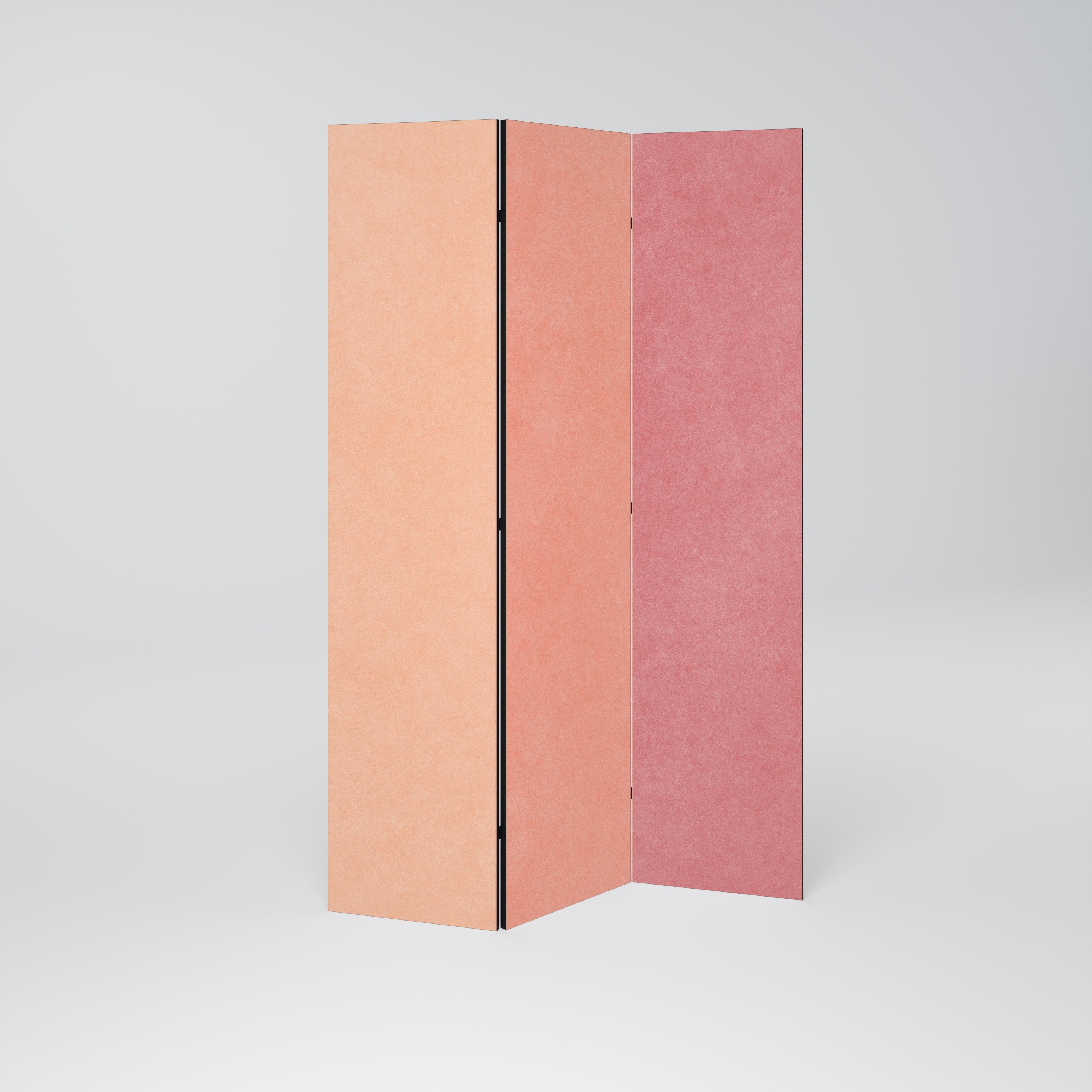SMELLS LIKE PINK SPIRIT Dekorativer 3-teiliger Raumteiler