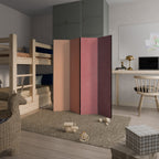 SMELLS LIKE PINK SPIRIT Dekorativer Paravent - 4-teilig