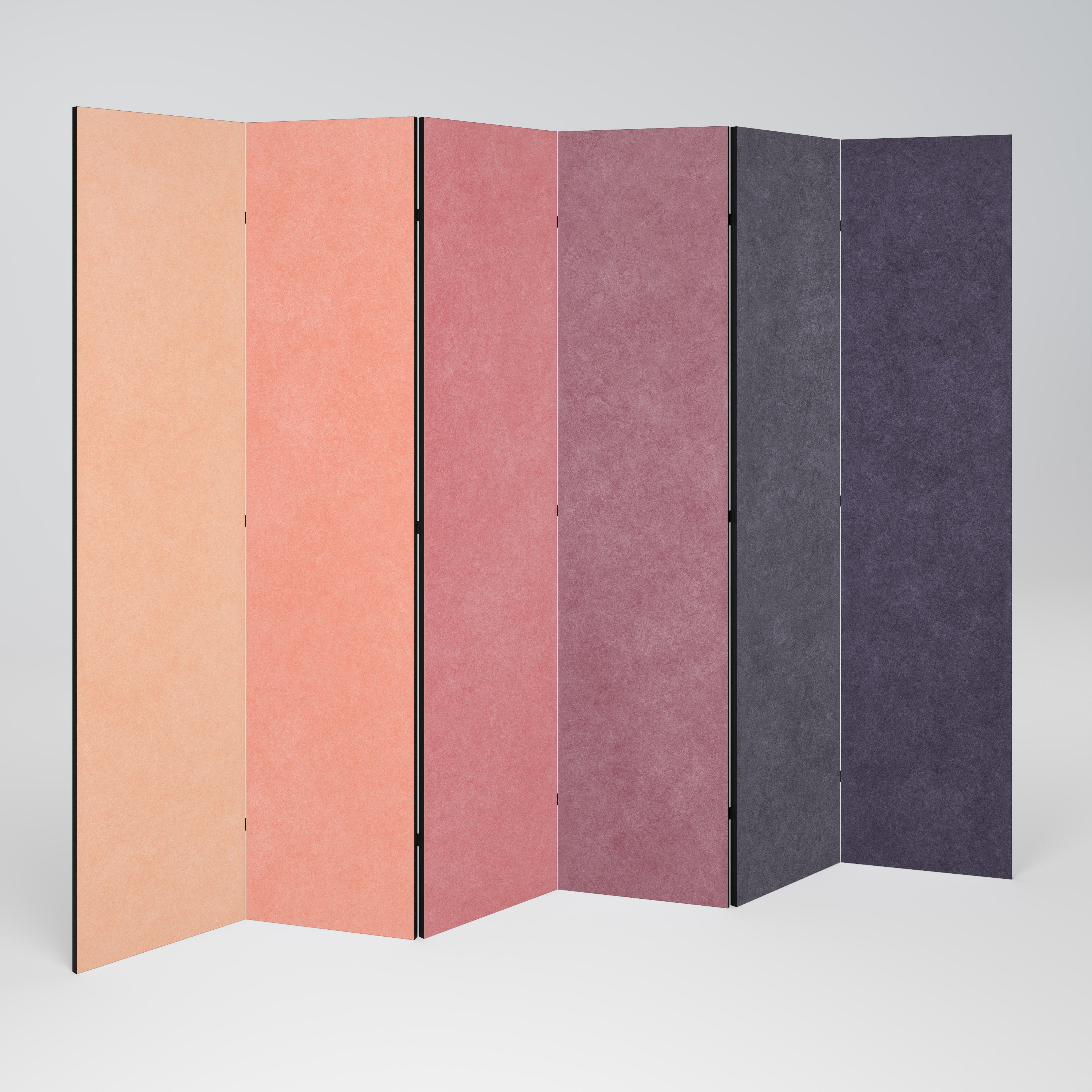 SMELLS LIKE PINK SPIRIT Dekorativer 6-teiliger Raumteiler
