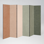 GANGNAM AVOCADO Dekorativer Paravent - 6-teilig