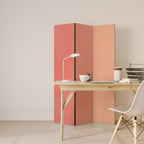 PEACH OF MY HEART Dekorativer Paravent - 3-teilig