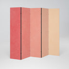 PEACH OF MY HEART Dekorativer Paravent - 5-teilig