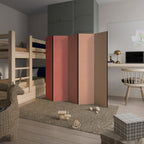 PEACH OF MY HEART Dekorativer Paravent - 5-teilig